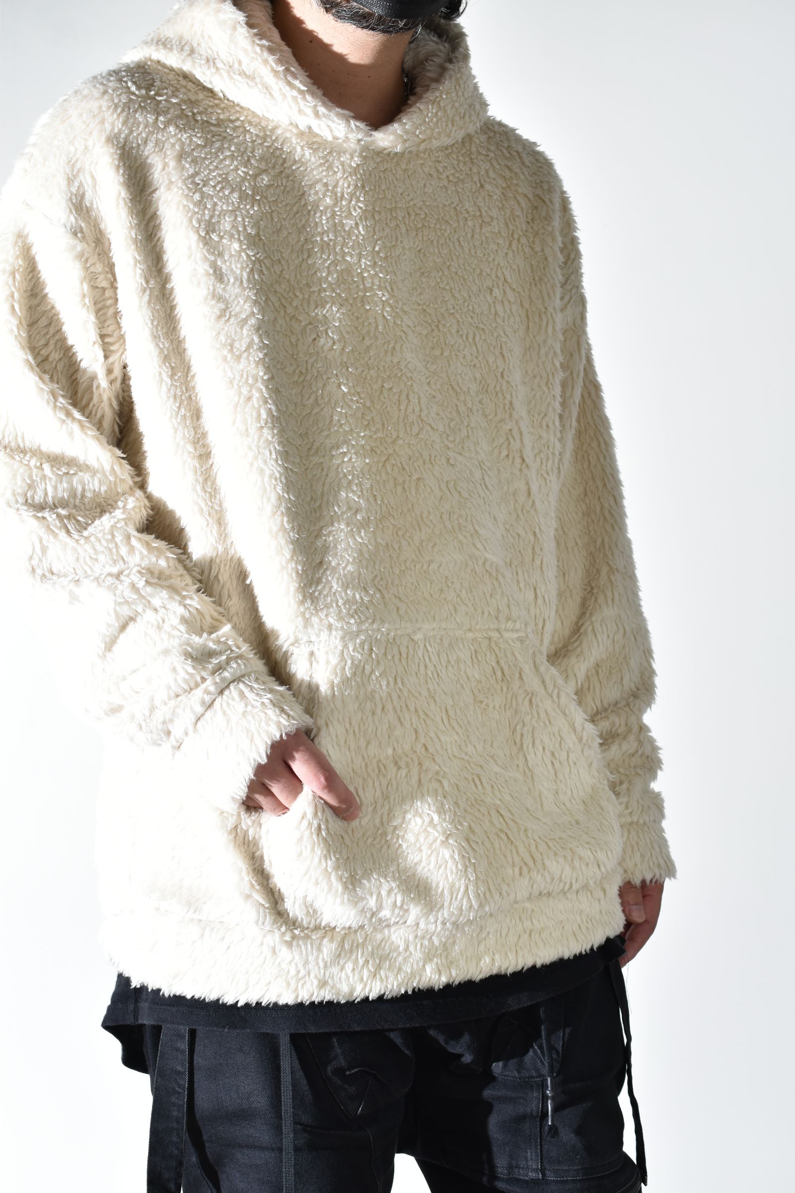 Oversized Pullover Hoodie "Ecru" / オーバーサイズプルオーバーフーディ"エクリュ"