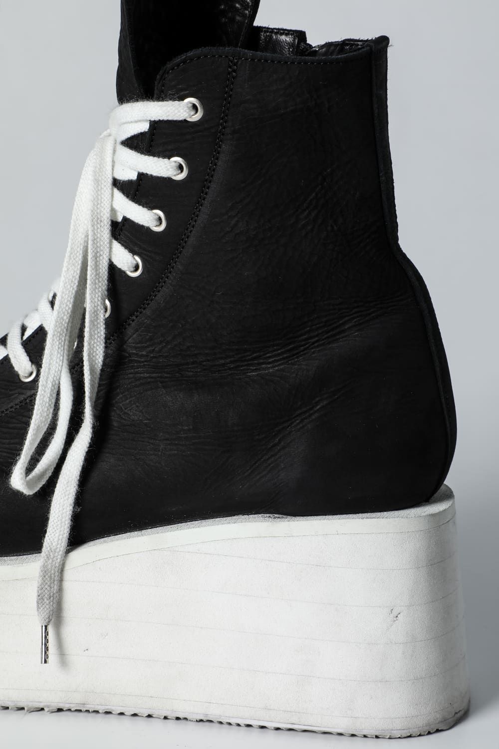 Platform Hi-cut Sneakers"Black×White"/プラットホームハイカットスニーカー"ブラック×ホワイト"