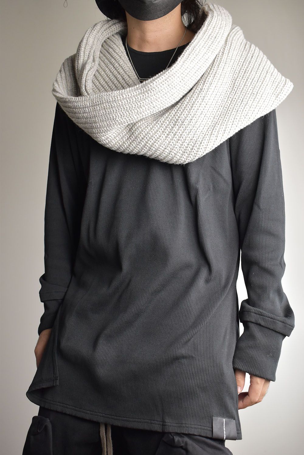 Knit Snood "Oyster Grey" / ニットスヌード"オイスターグレー"