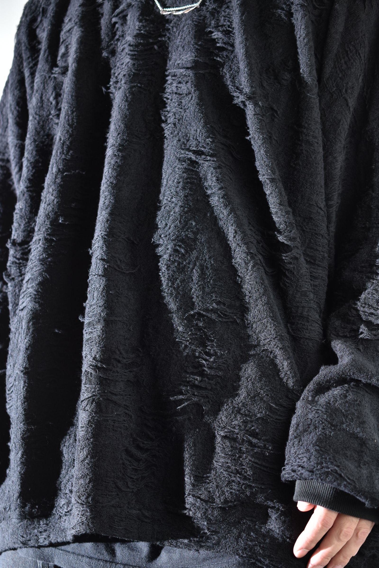 Extreme Over Sized Pullover"Black " / エクストリームオーバーサイズプルオーバー"ブラック"
