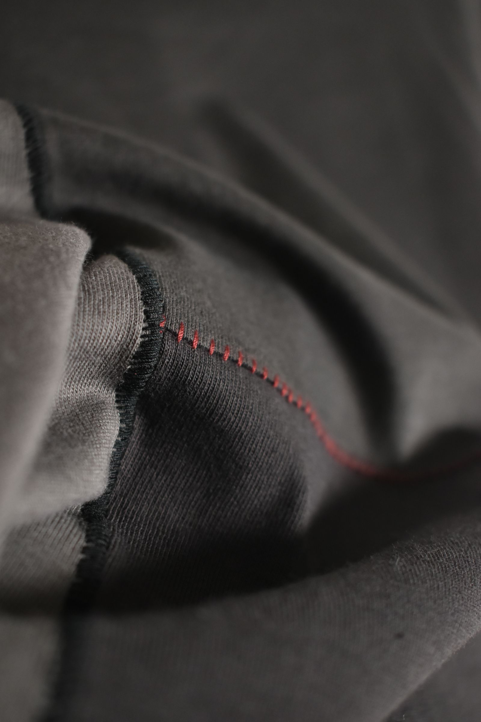 Multi Color Patchwork T-shirt"Charcoal" / マルチカラーパッチワークTシャツ"チャコール"