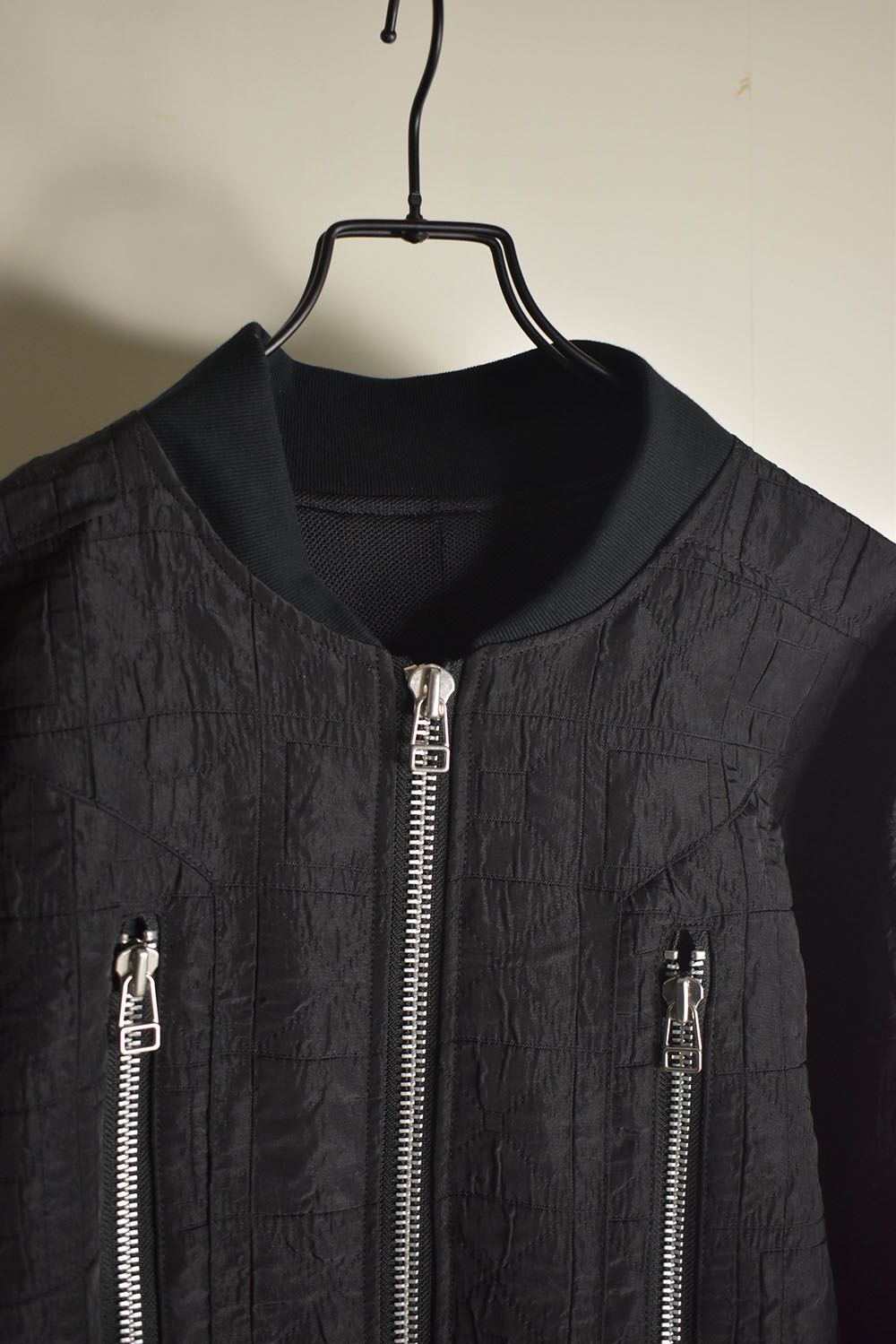 Geometry Jumbo MA-1 Blouson"Black" / ジオメトリージャンボMA-1ブルゾン"ブラック"