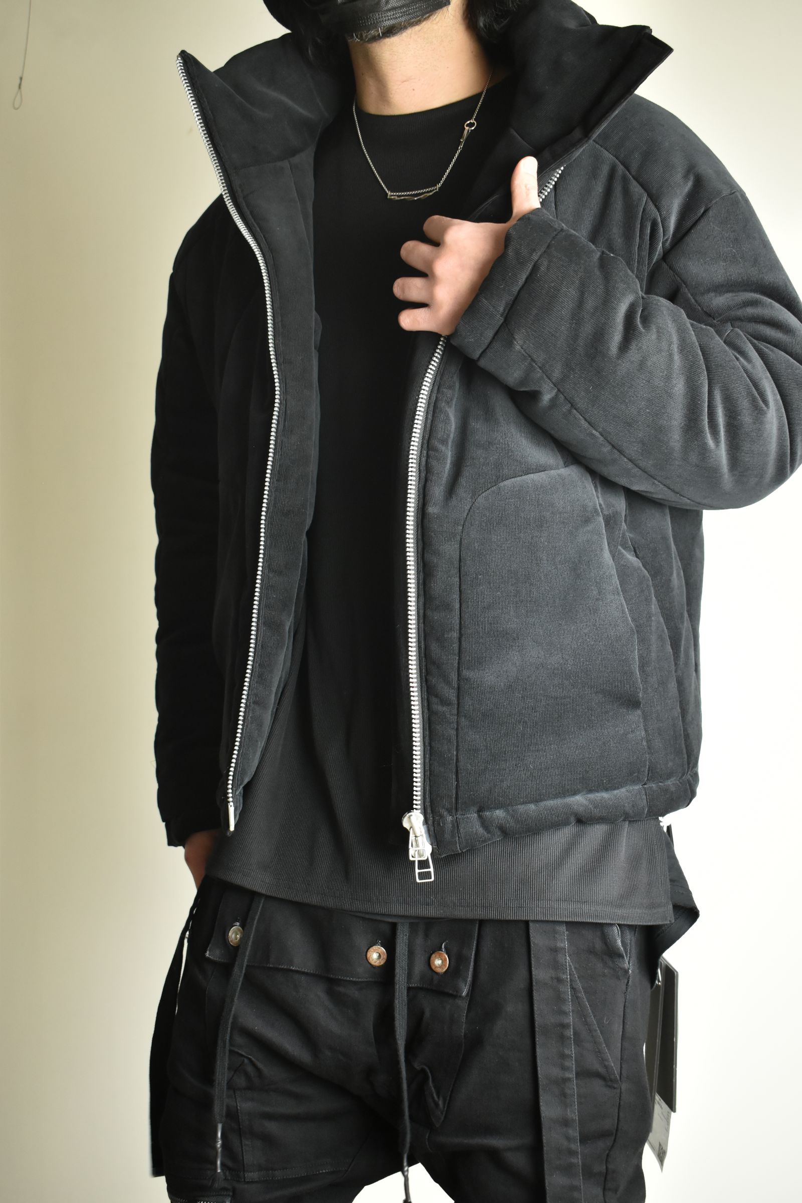 《2026AW先行予約》Corduroy Padded Blouson "Black" / コーデュロイパデッドブルゾン"ブラック"