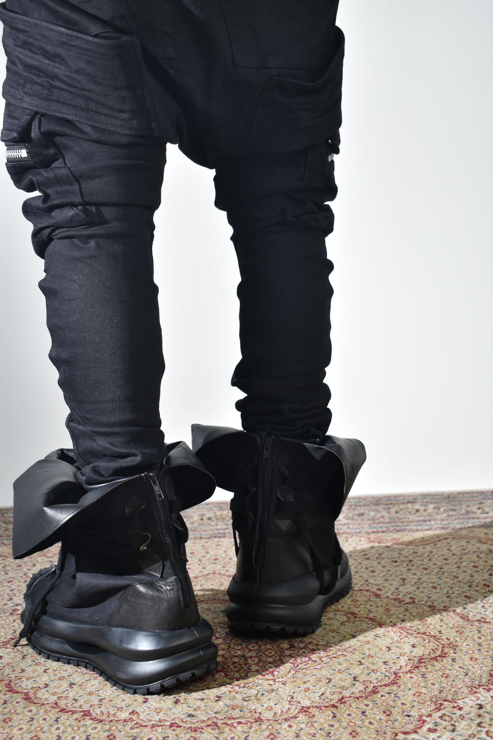 Magarimono collabo Sack Boots"Black" / MAGARIMONO コラボ サックブーツ"ブラック"