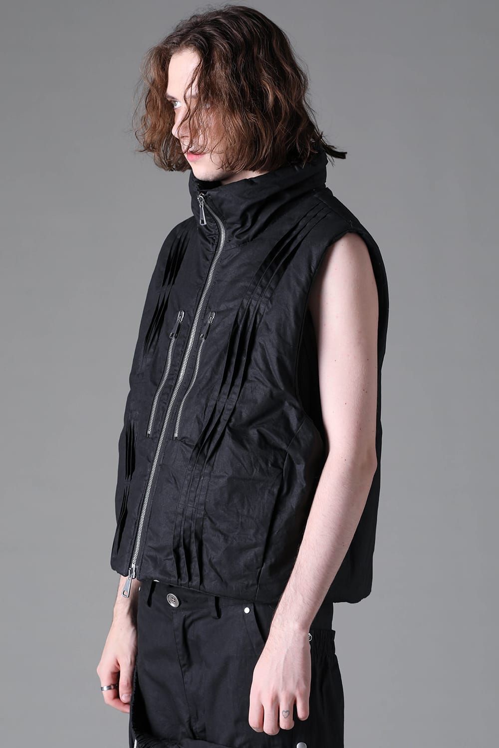 《2026AW先行予約》Padded High Neck Vest"Black" /  パデッドハイネックベスト"ブラック"