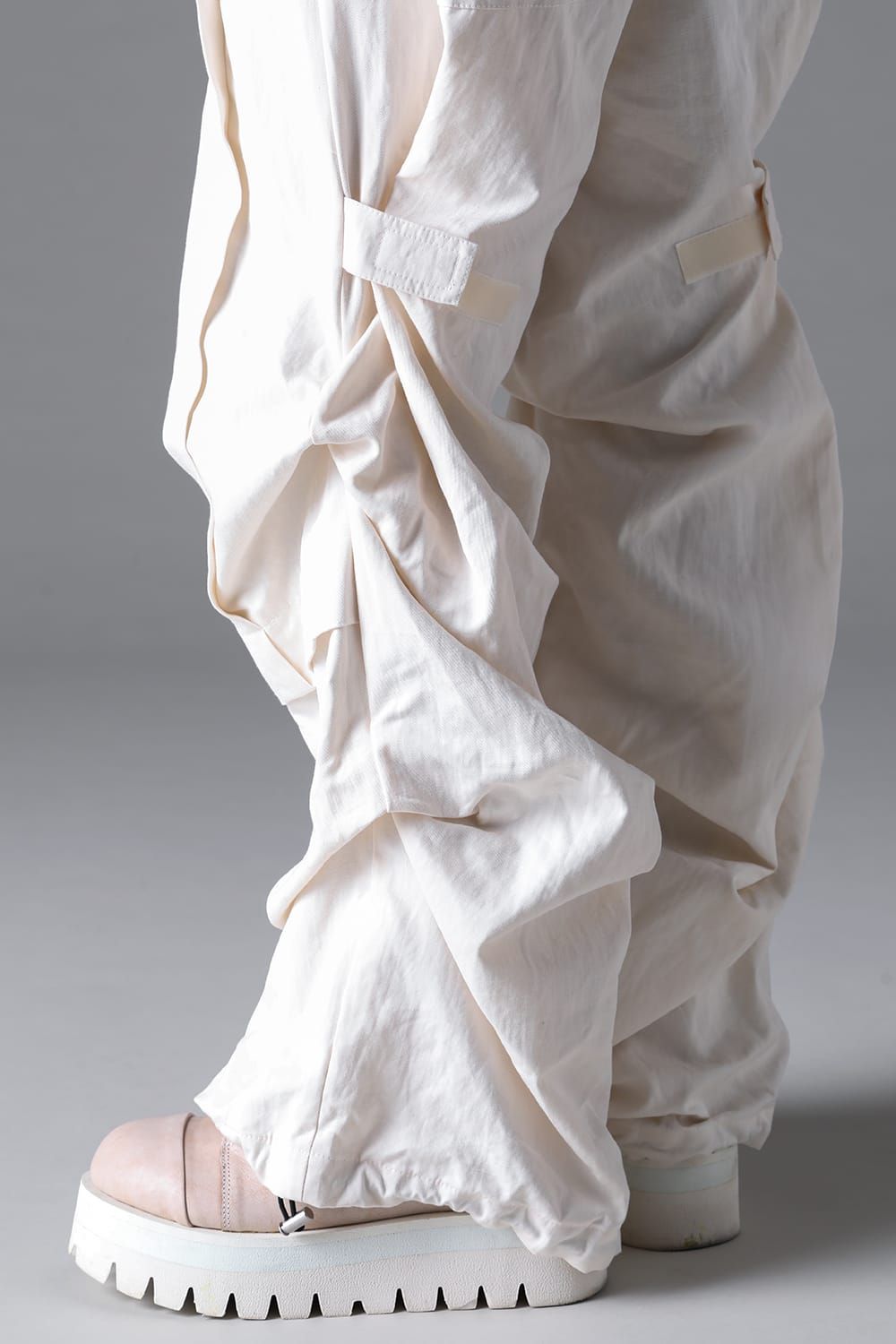 《2026SS先行予約》Tuck Wide Pants"Black / White" / タックワイドパンツ"ブラック/ホワイト"