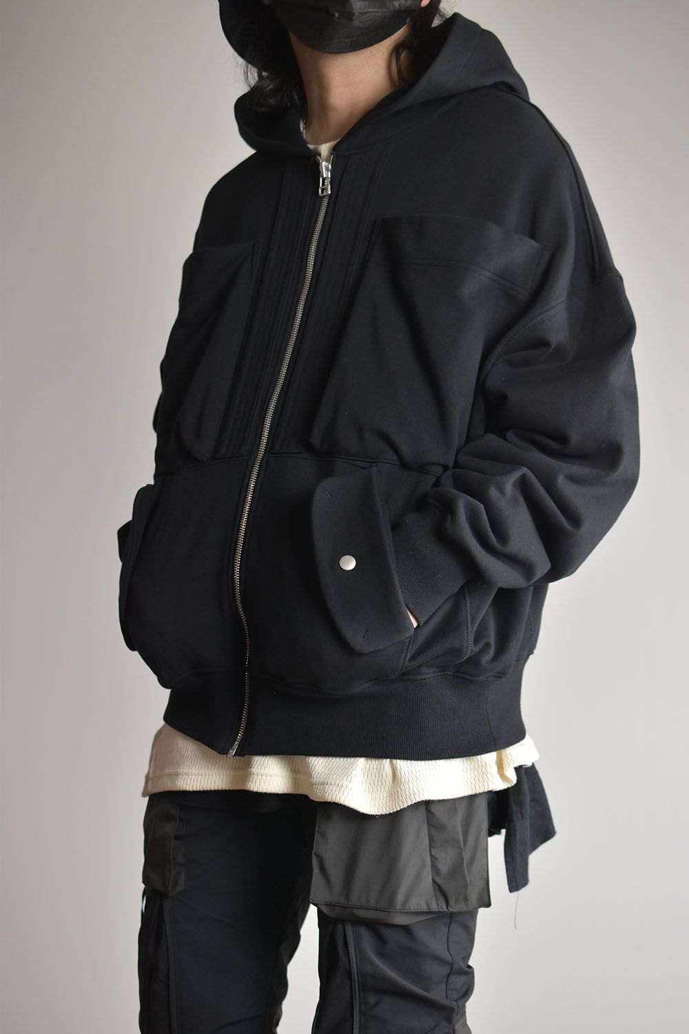 Zip Hoodie"Black" / ジップフーディ"ブラック"