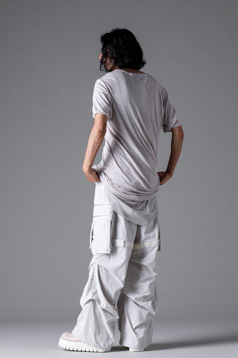 《2026SS先行予約》Twist Layered Tee"Black / Cream /White /Stone /Brown" / ツイストレイヤードTee"ブラック/クリーム/ホワイト/ストーン/ブラウン"