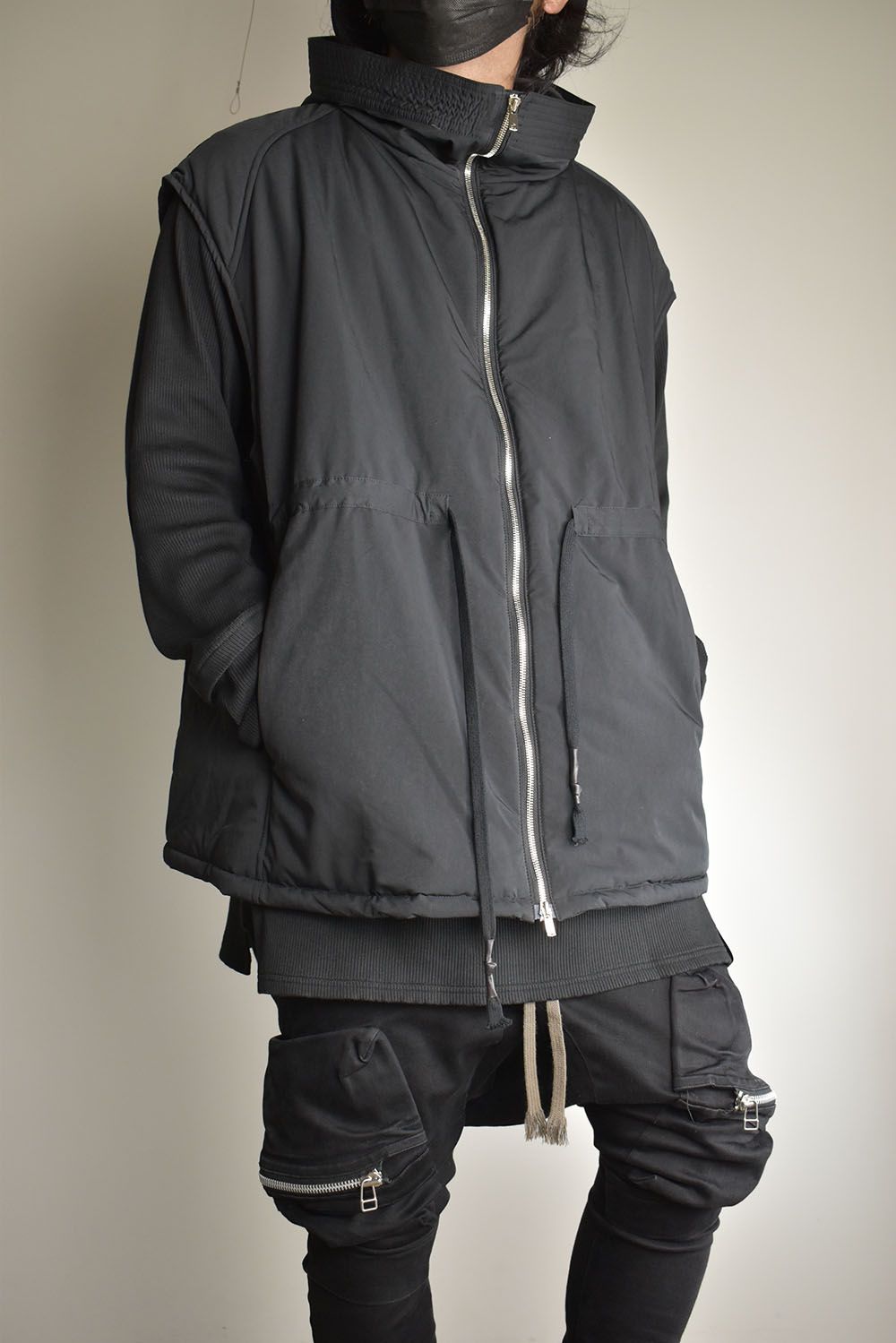 Chill Buster Sleeve Less Parka"Black"/チルバスタースリーブレスパーカー"ブラック"