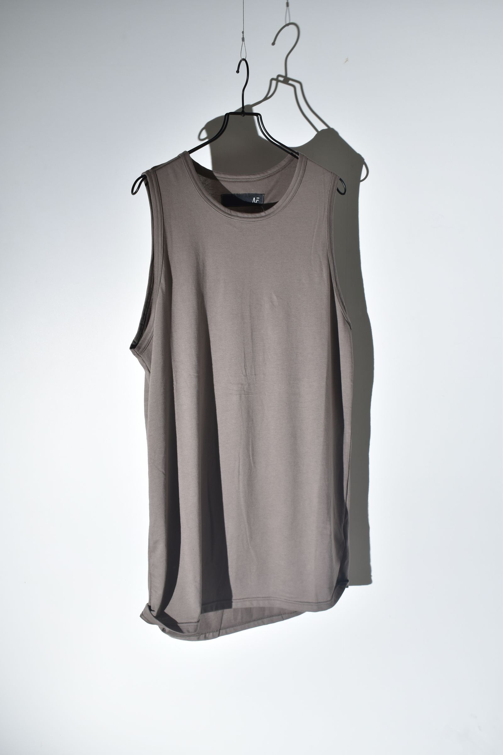 Long Tank Top"G.Brown"/ロングタンクトップ"グレーブラウン"