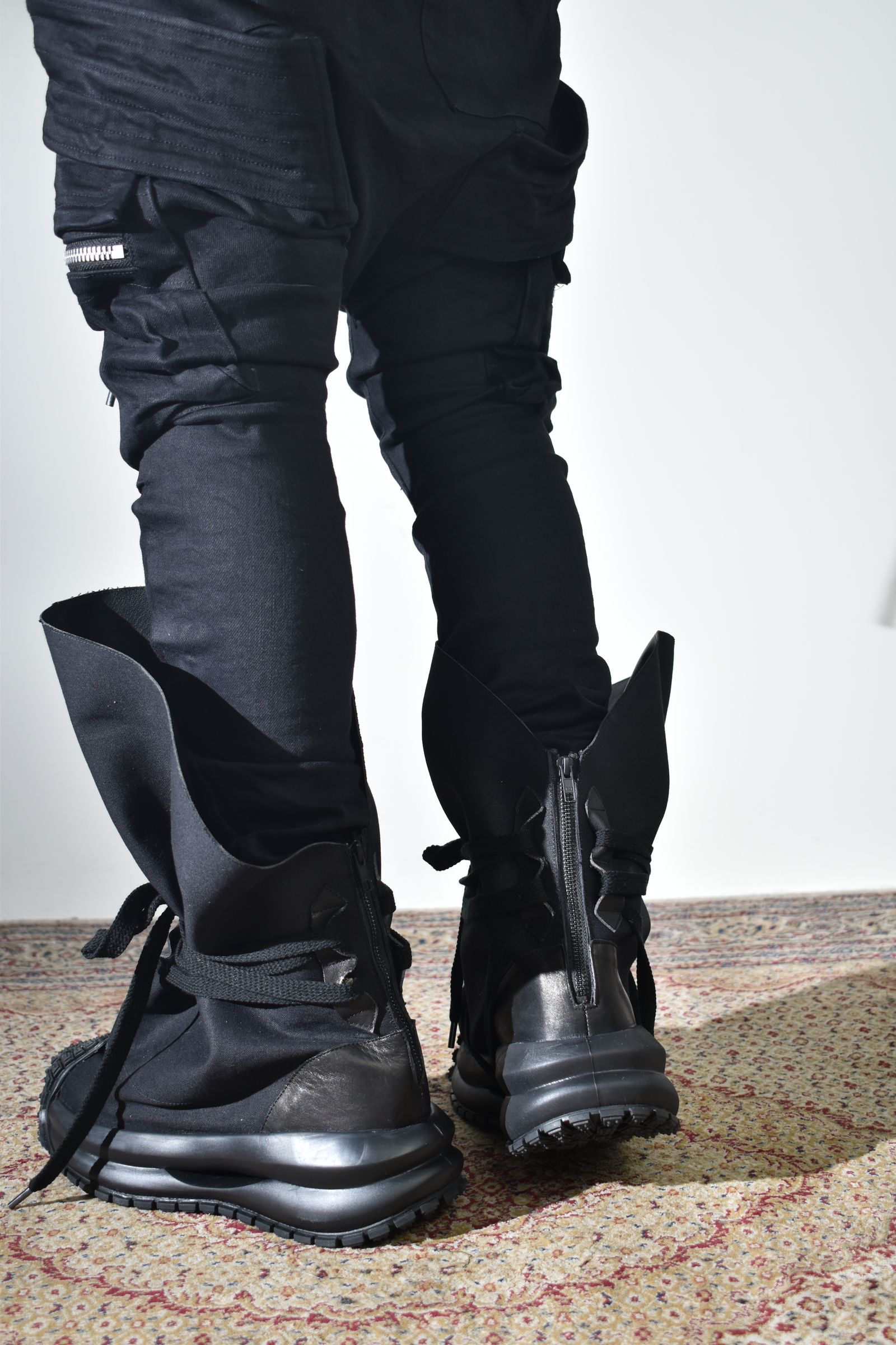 Magarimono collabo Sack Boots"Black" / MAGARIMONO コラボ サックブーツ"ブラック"
