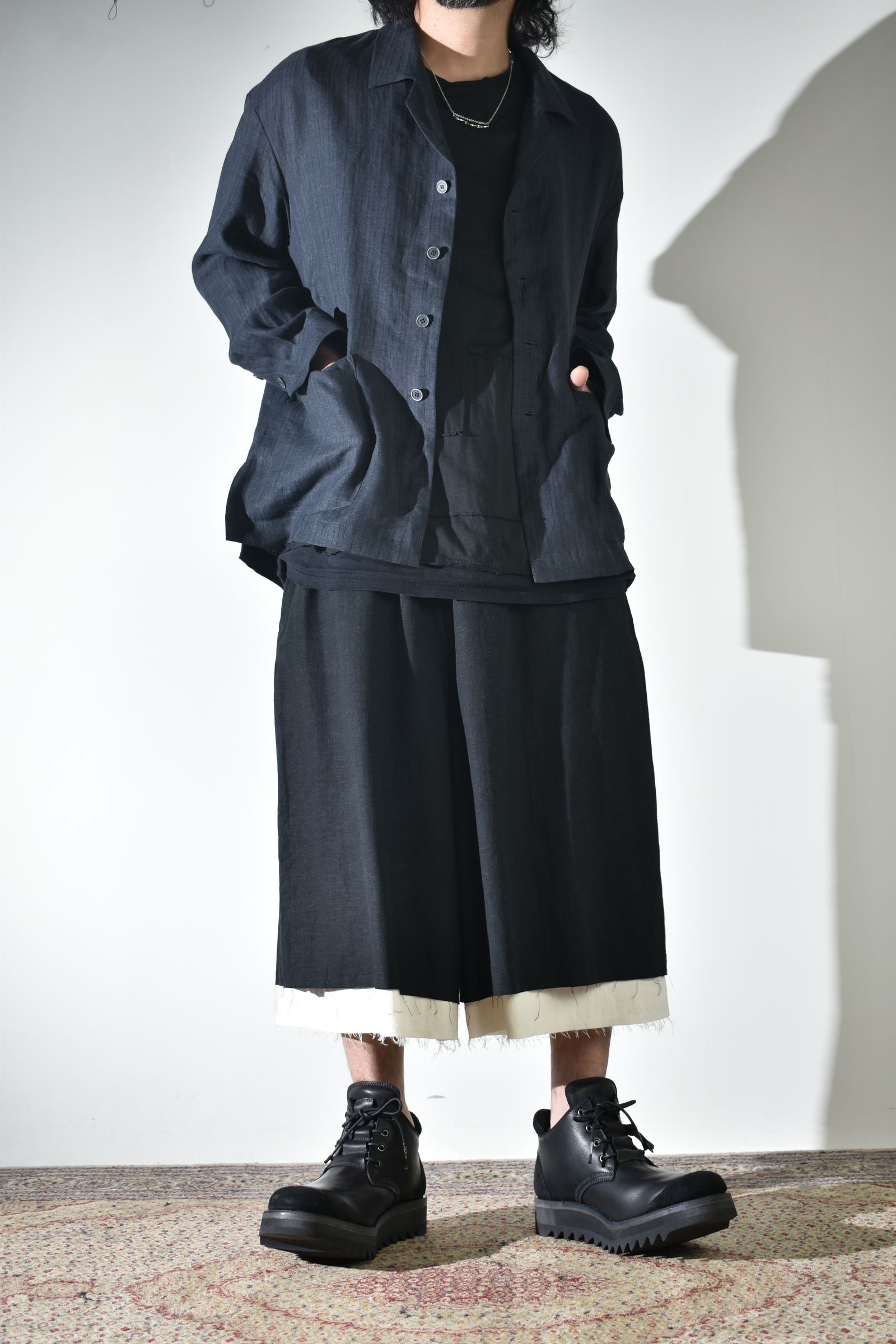 ラフな着方もあり