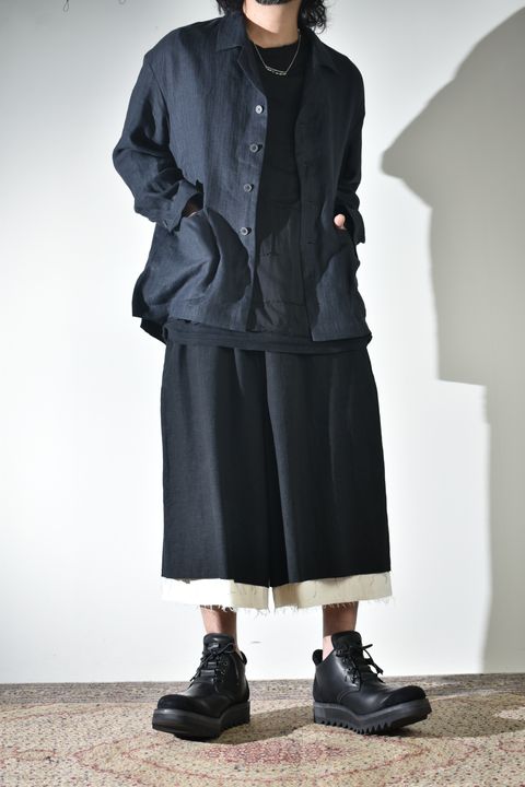 ラフな着方もあり