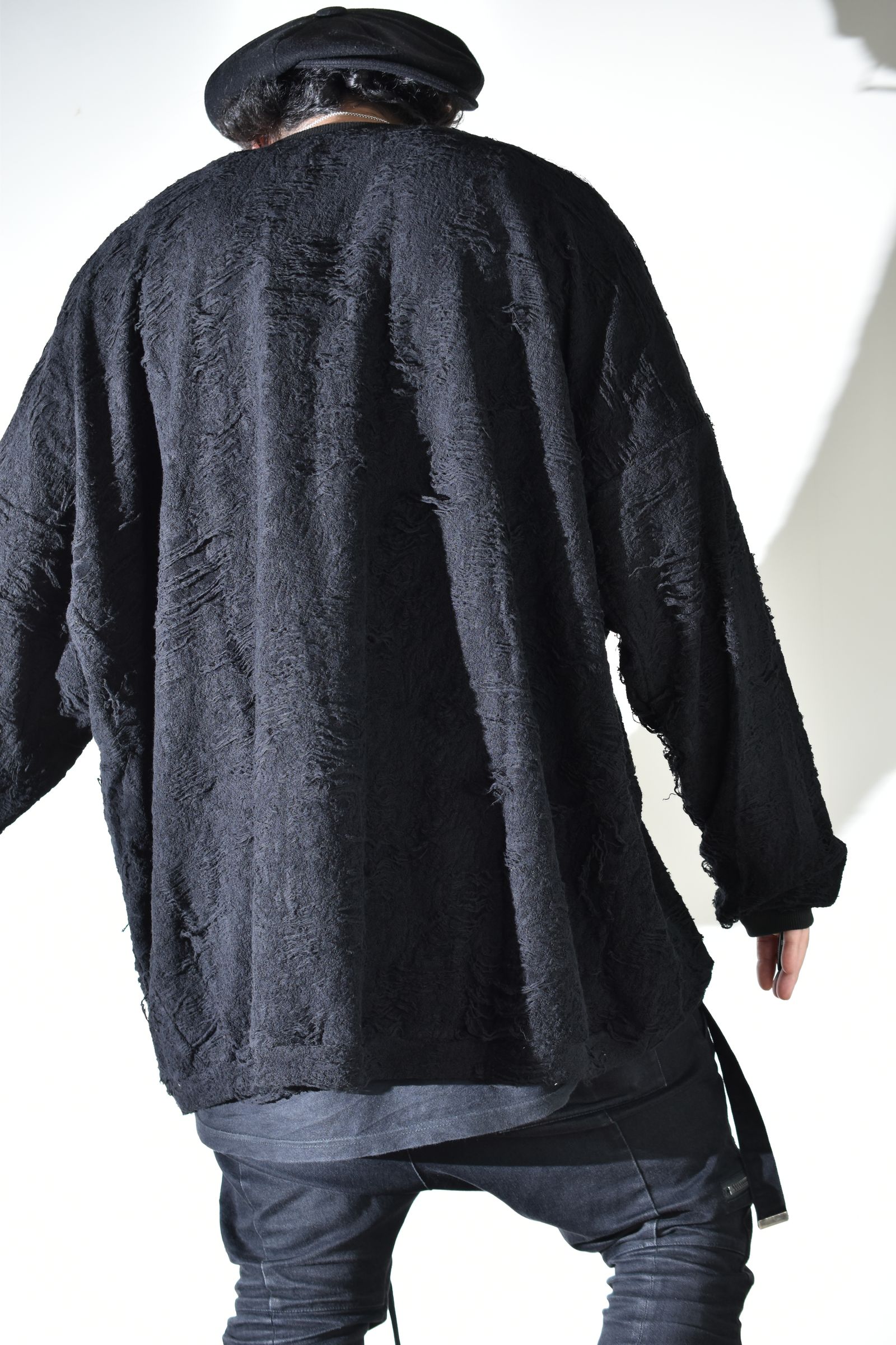 Extreme Over Sized Pullover"Black " / エクストリームオーバーサイズプルオーバー"ブラック"