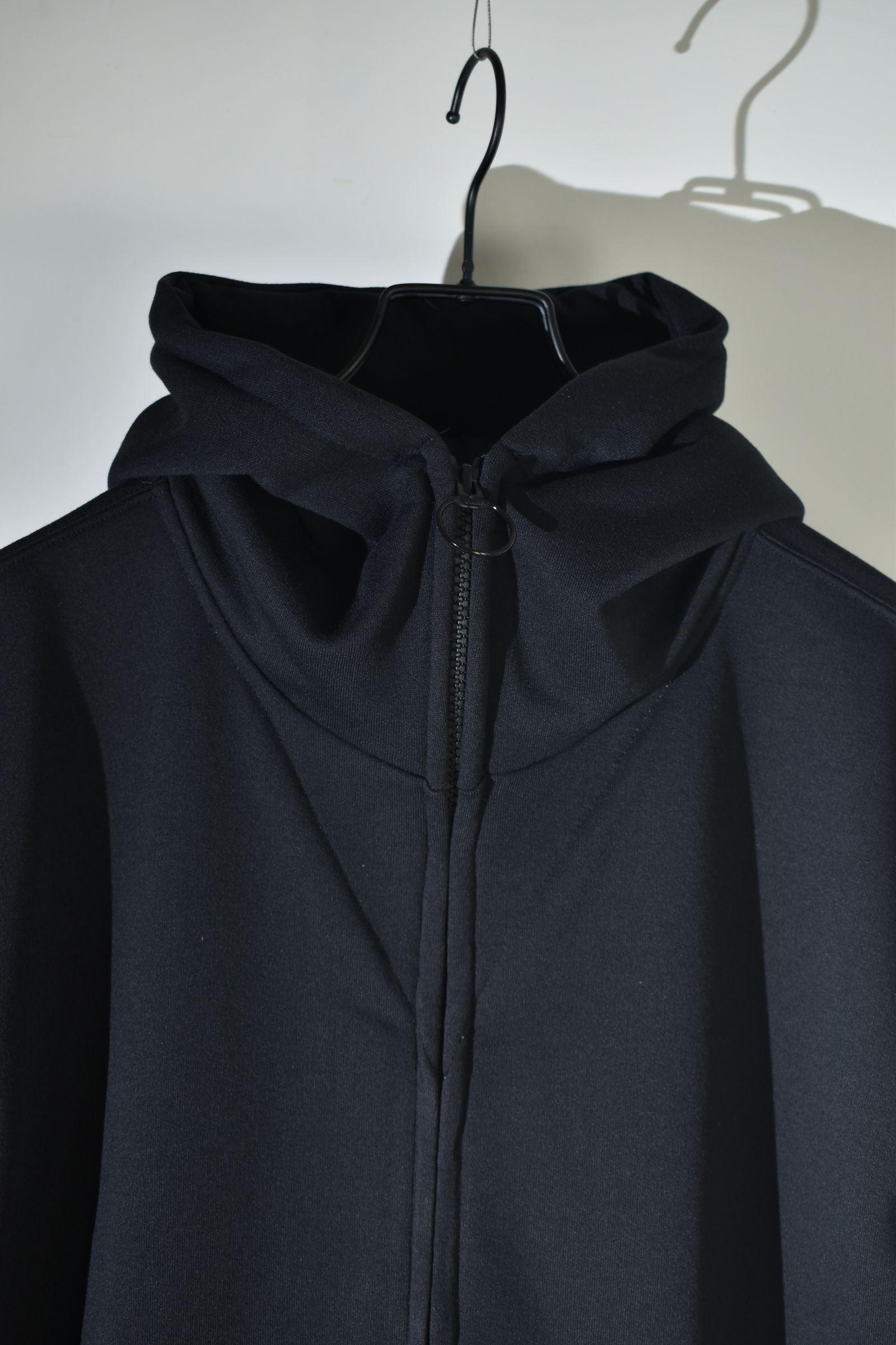 No Sleeve Zip Hoodie"Black" / ノースリーブジップフーディ"ブラック"