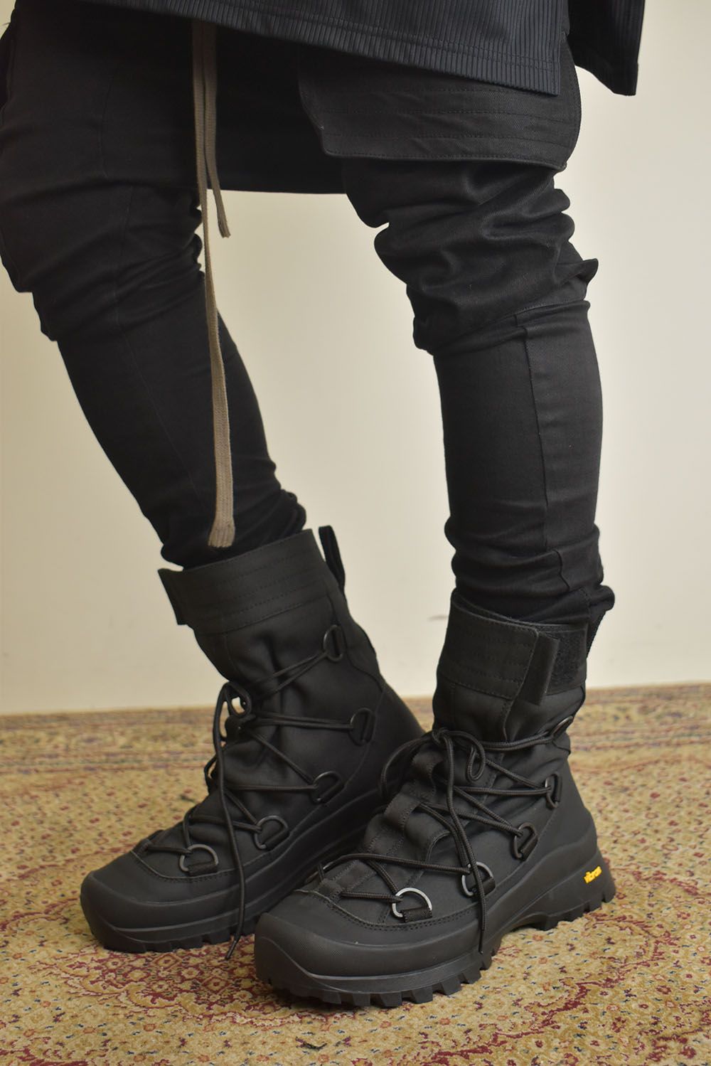 High Cut Sneaker "Black" / ハイカットスニーカー"ブラック"