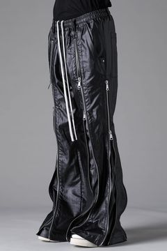 《2026AW先行予約》Zipped Fared Pants"Black" / ジップフレアパンツ"ブラック"