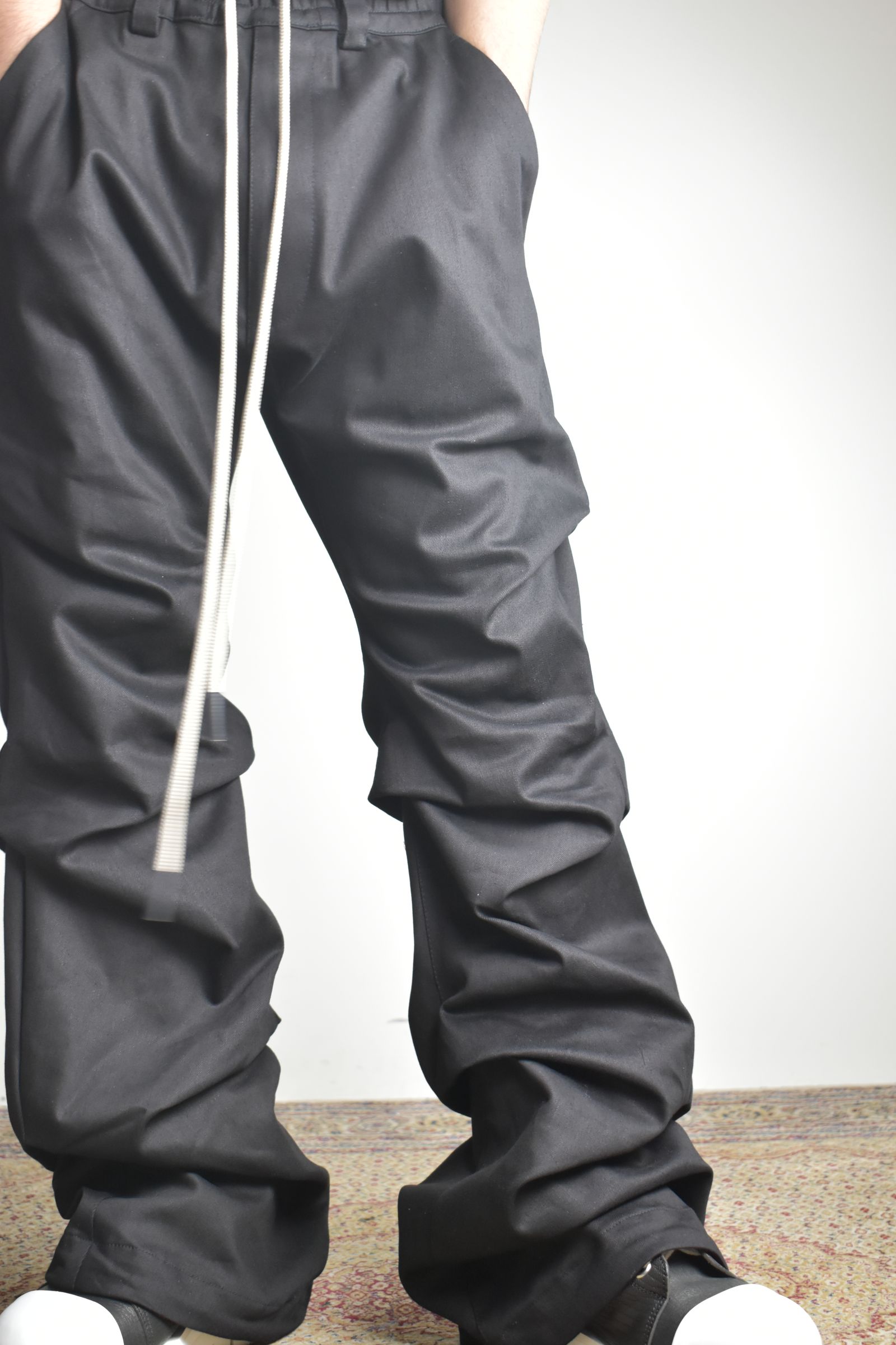 Boots Cut Tuck Pants"Black" / ブーツカットタックパンツ"ブラック"