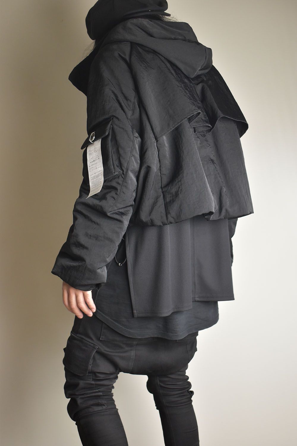 Padding Short Blouson"Black" / パディングショートブルゾン"ブラック"