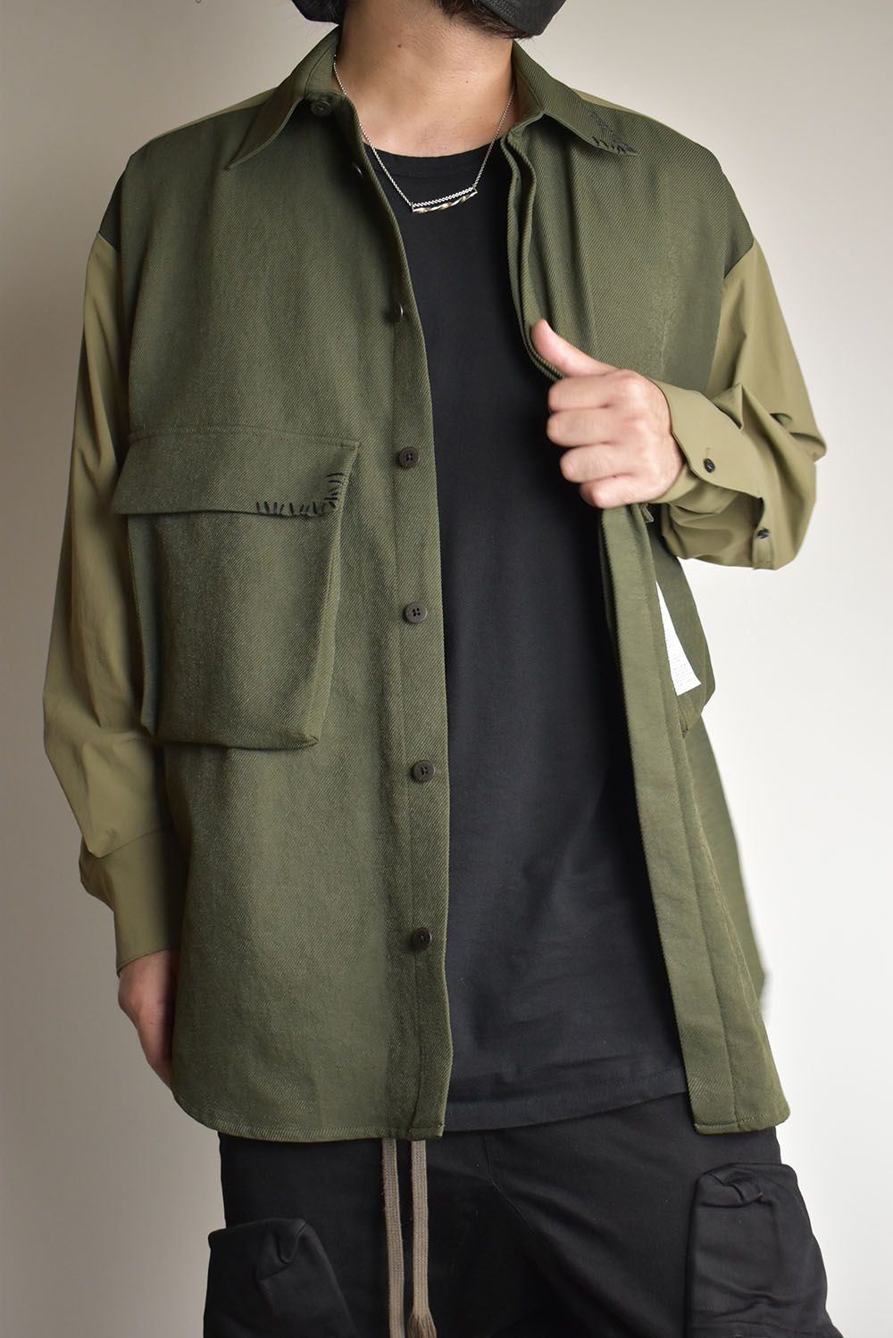 Shirts Jacket"Moss Green"/シャツジャケット"モスグリーン"