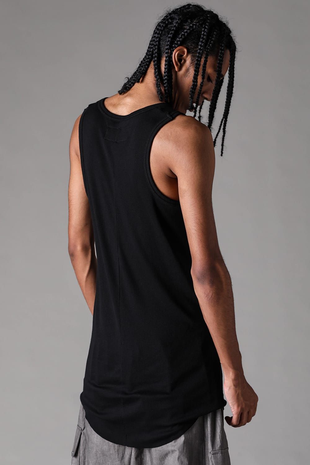 《2027SS先行予約》Regular Rib Tank Top"Black" / レギュラーリブタンクトップ "ブラック"