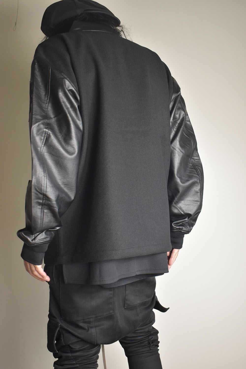 Heavy Melton Coach Jacket"Black" / ヘビーメルトンコーチジャケット"ブラック"