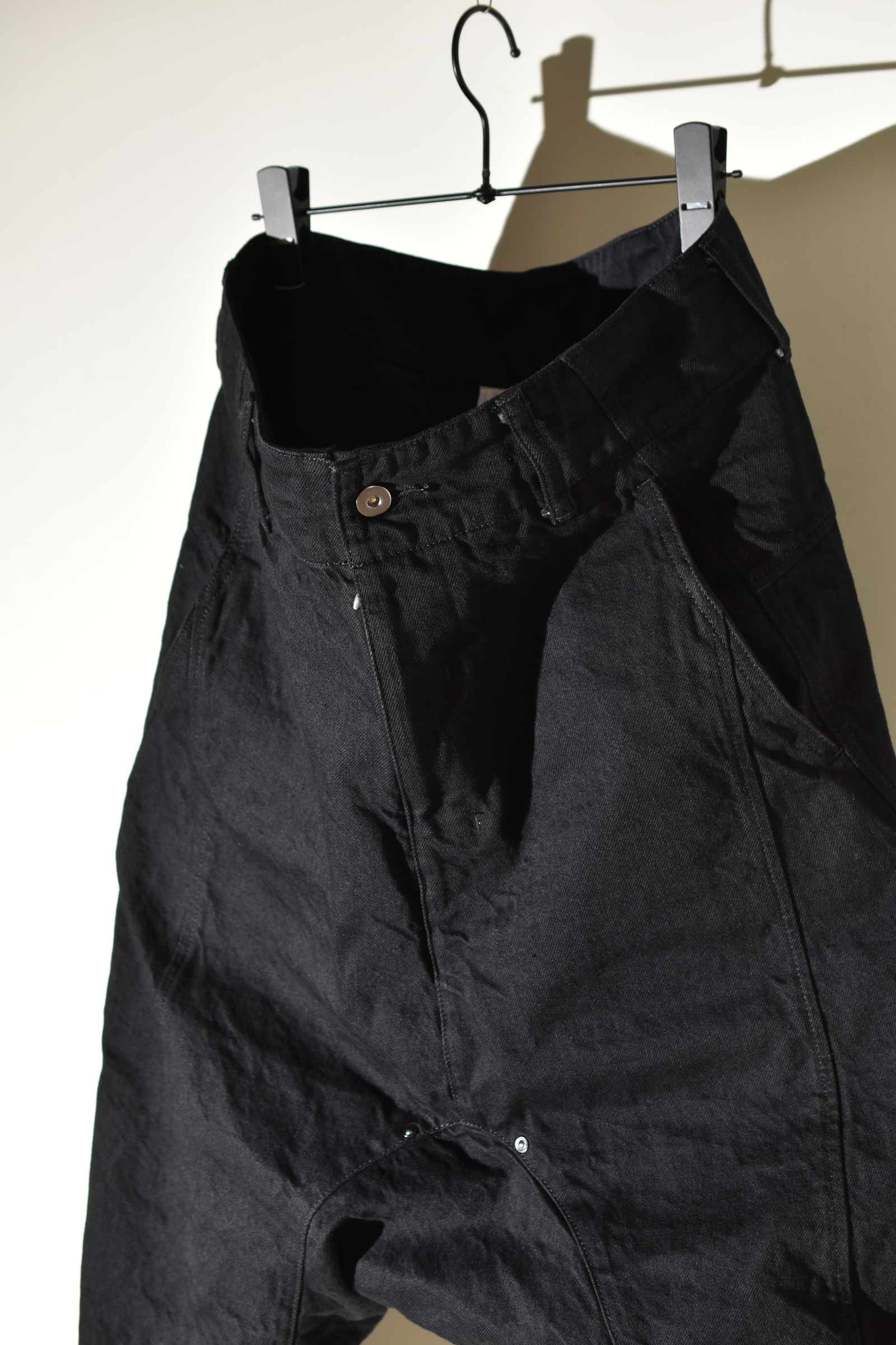 Sarrouel Denim Pants "Black" / サルエルデニムパンツ "ブラック"