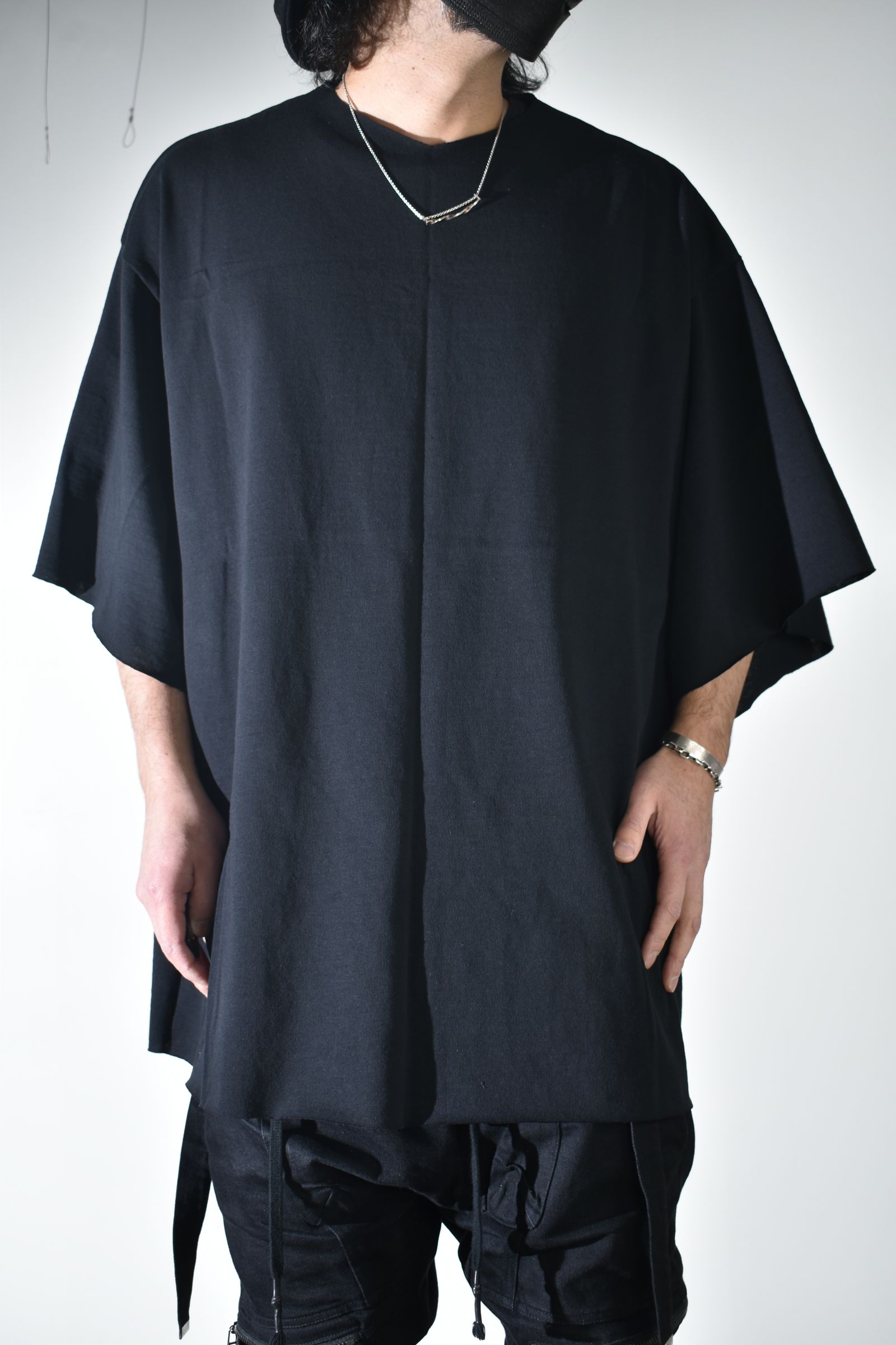 Oversized Cut & Sewn Tee"Black" / オーバーサイズカットソー"ブラック"