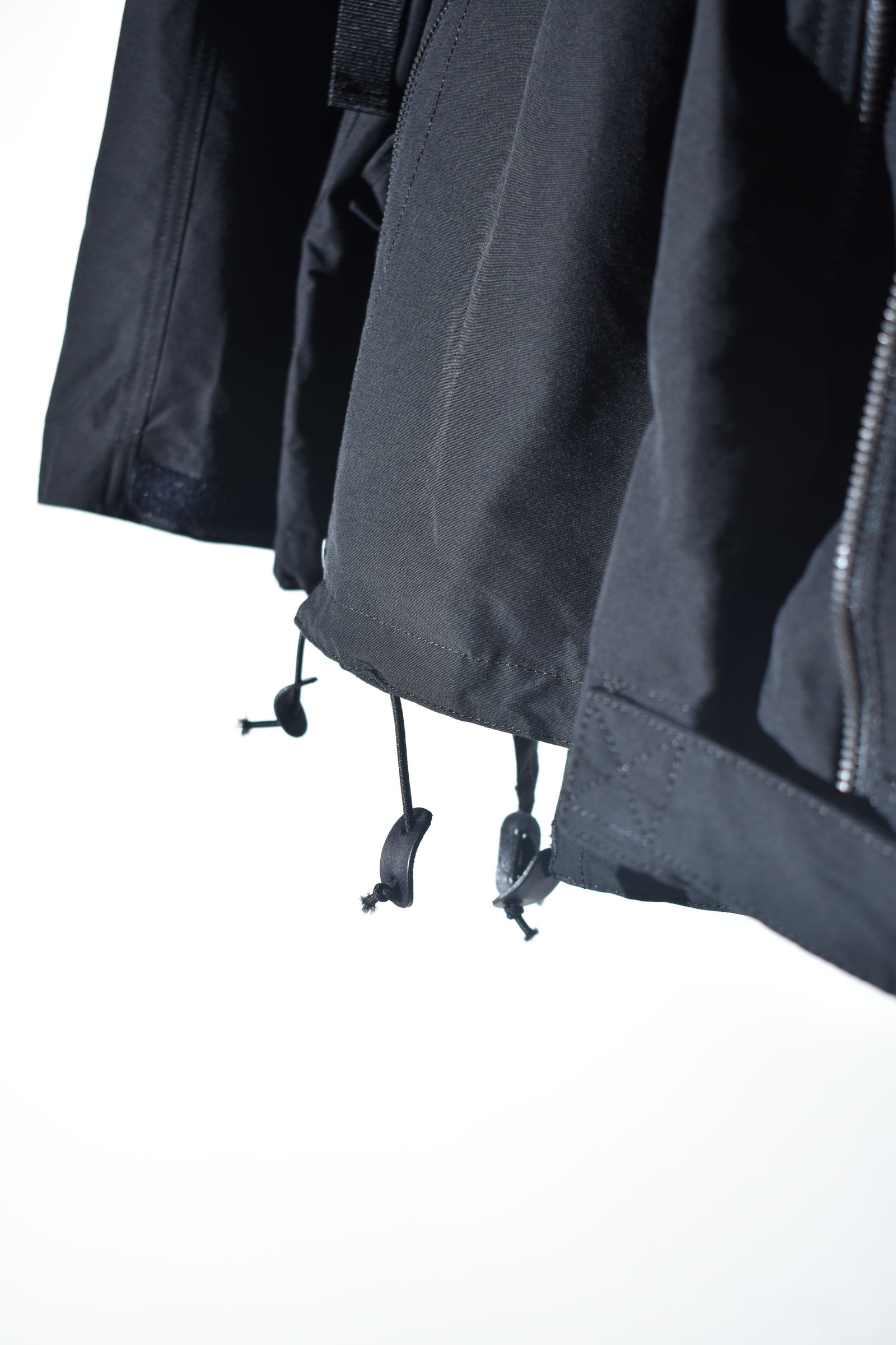 Multi Zip Short Mods Coat"Black" / マルチジップショートモッズコート"ブラック"