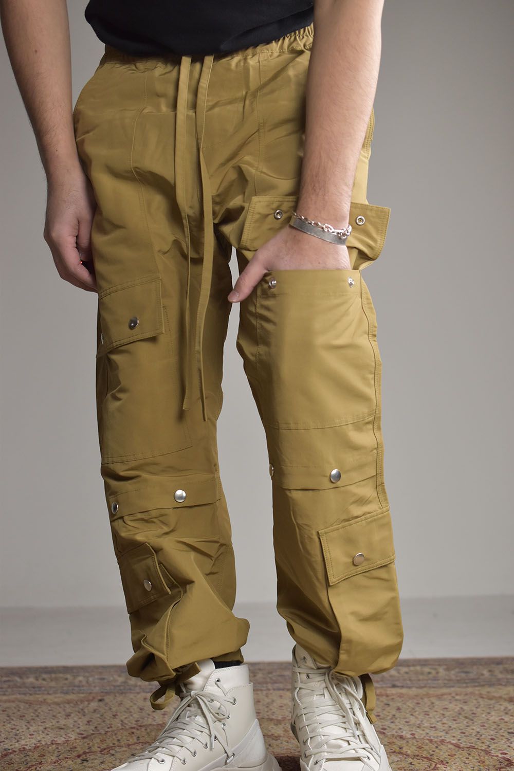 Knee Flexion Cargo Trousers"Beige"/ニーフレキションカーゴトラウザーズ"ベージュ"