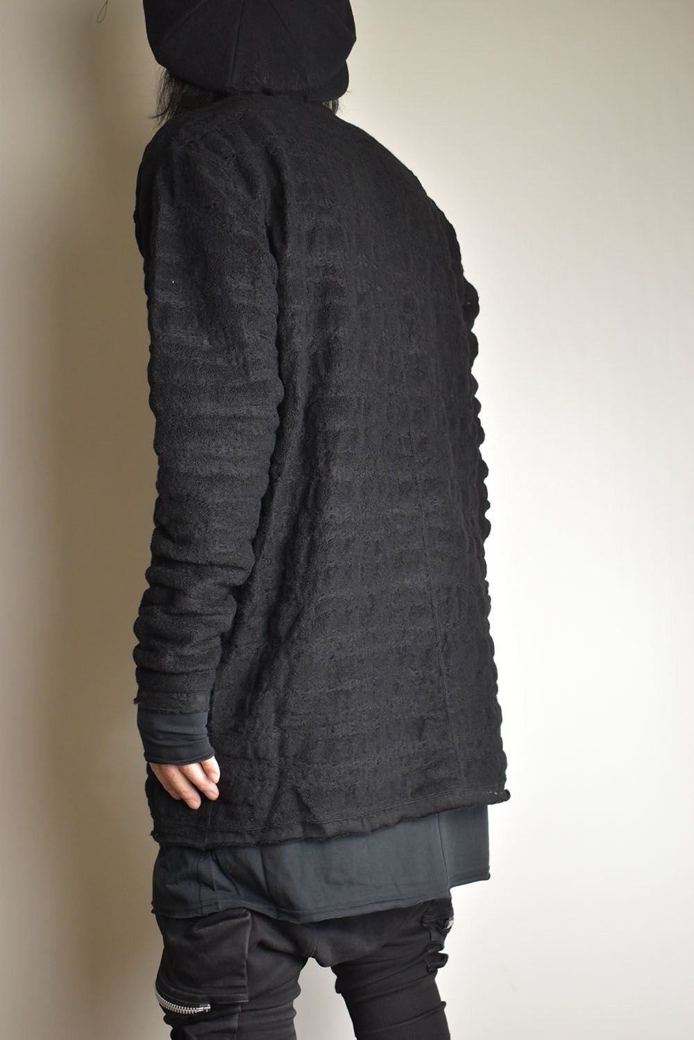 OVERSIZED LAYERED LONG SLEEVE T SHIRT"Black"/オーバーサイズドレイヤードロングスリーブTee"ブラック"