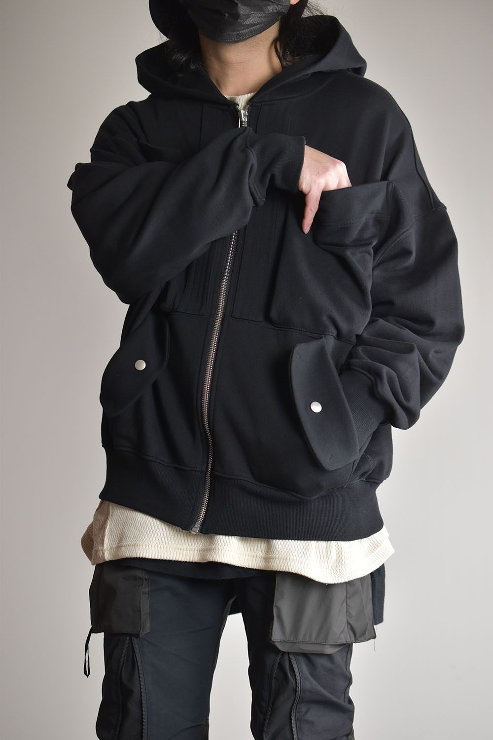 Zip Hoodie"Black" / ジップフーディ"ブラック"