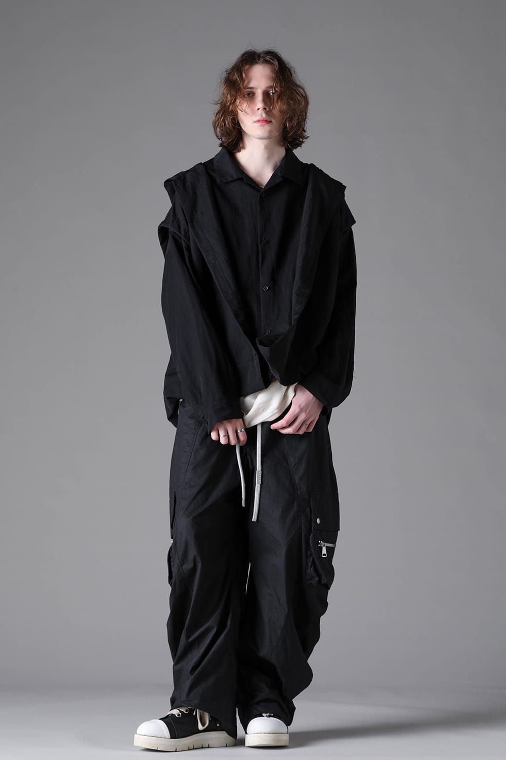 《2026AW先行予約》Layered Shirts"Black" / レイヤードシャツ"ブラック"
