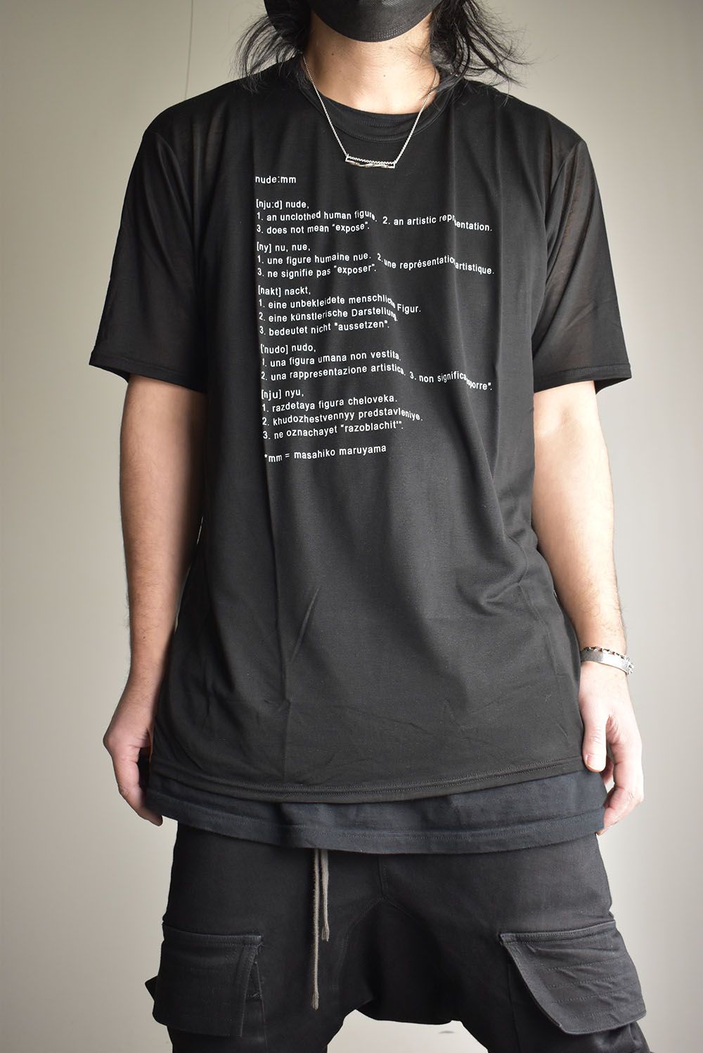 Over Sized Print Short Sleeve Tee"Black"/オーバーサイズドプリントショートスリーブTee"ブラック"