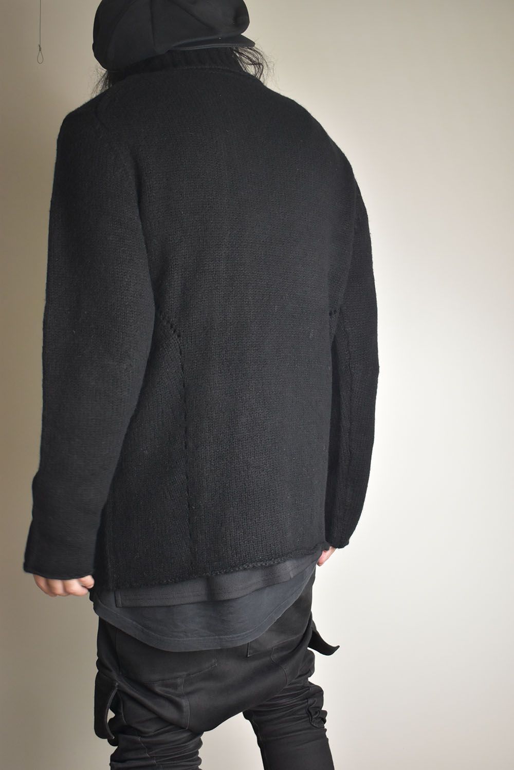 Riders Knit"Black" / ライダースニット"ブラック"