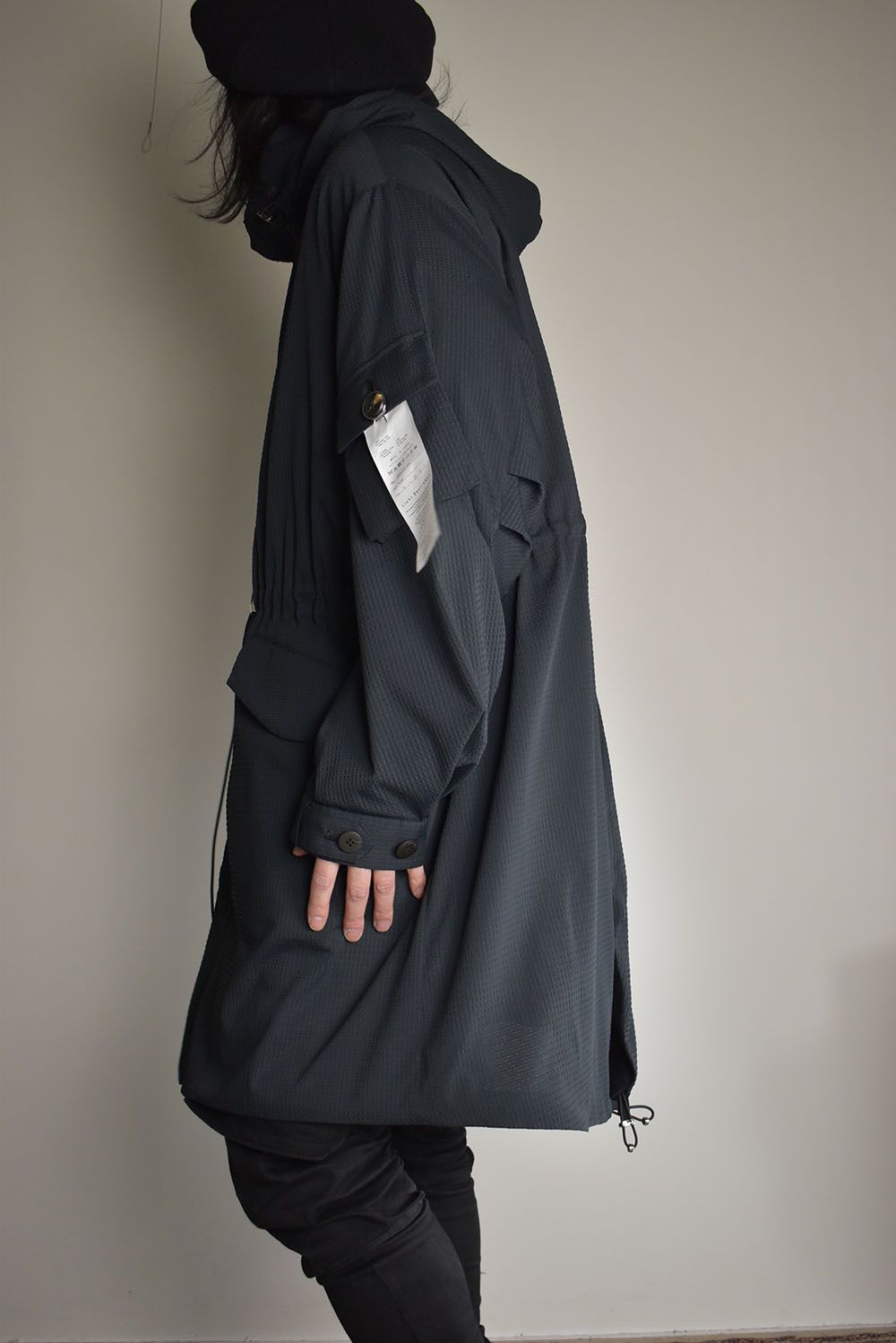 Fish Tall Coat"Black" / フィッシュテールコート"ブラック"