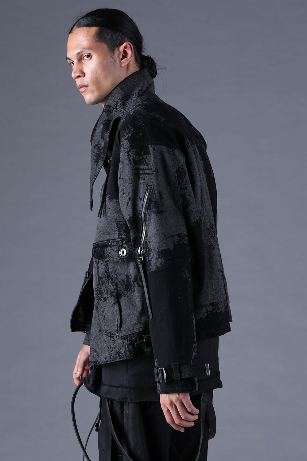 《2027SS先行予約分》Brushed-Coated Work Jacket"Black" / ブラッシュコーティングワークジャケット"ブラック"