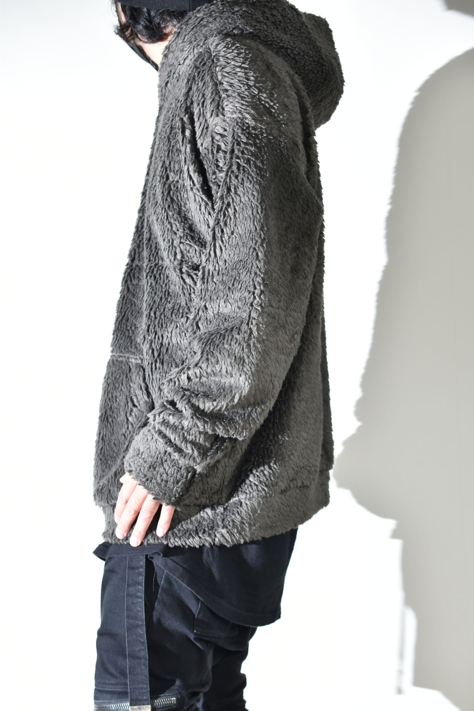 Oversized Pullover Hoodie "Charcoal" / オーバーサイズプルオーバーフーディ"チャコール"