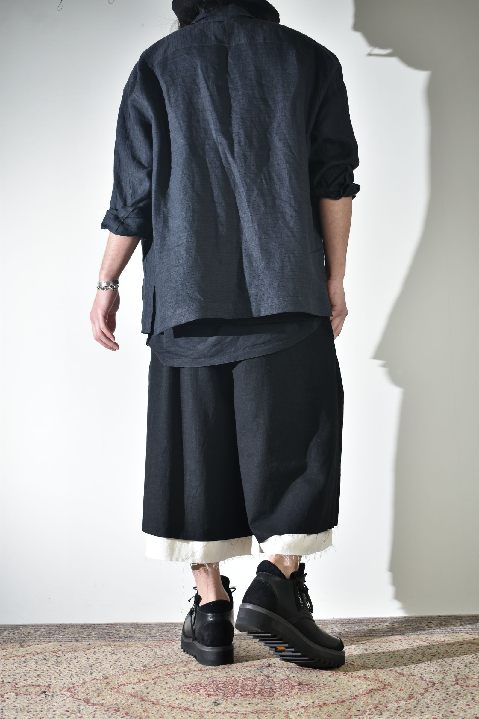 ラフな着方もあり