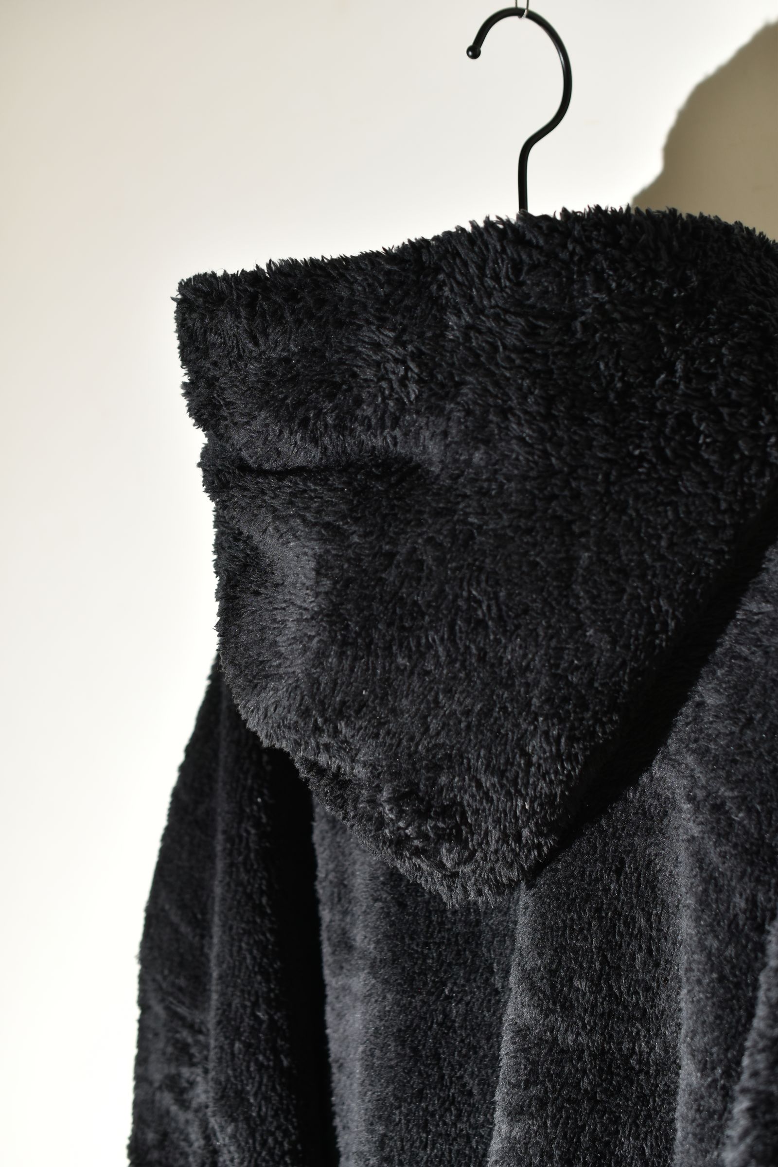 Fleece Big Hoodie "Black" / フリースビッグフーディ "ブラック"