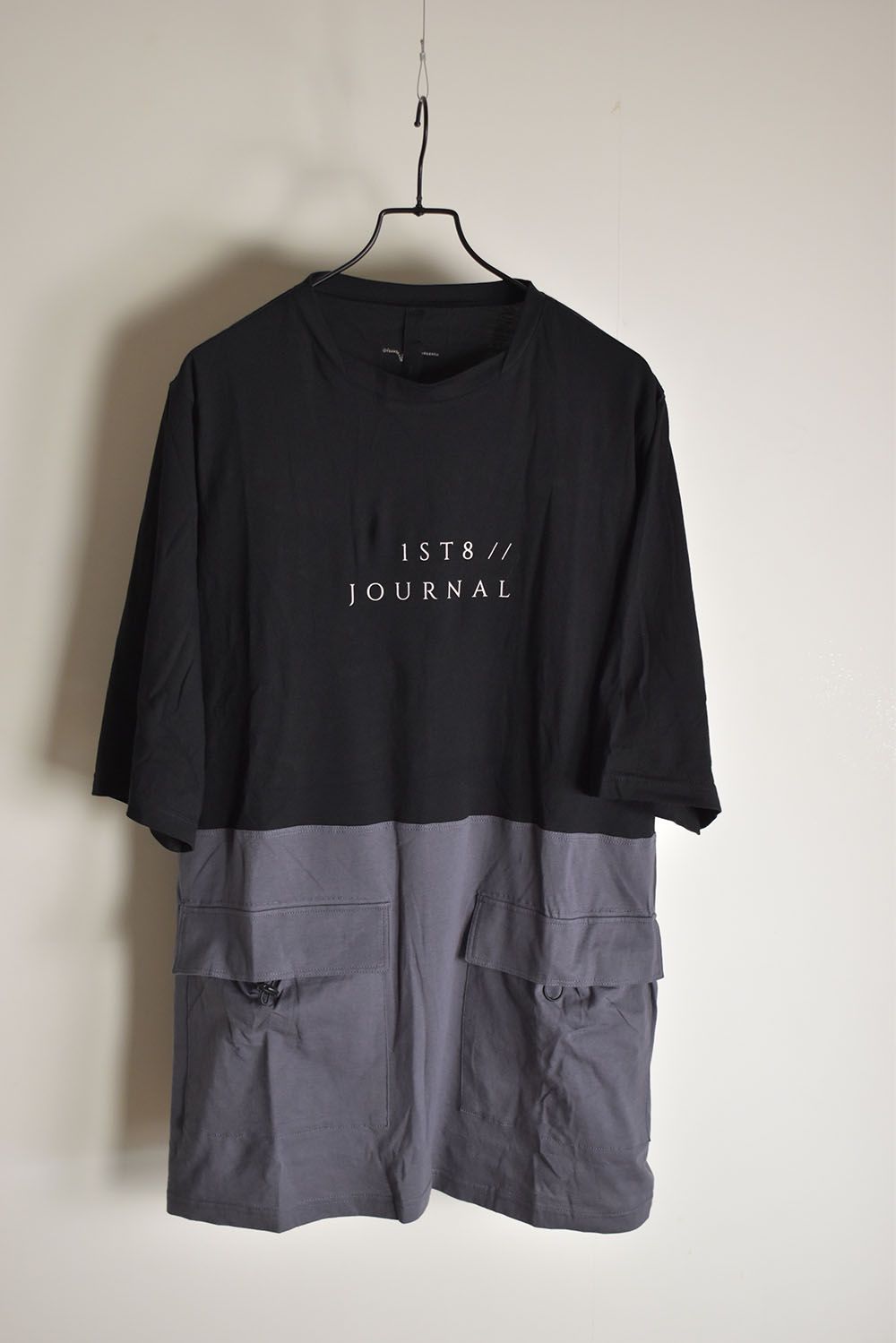 Switching Pocket Tee"Black" / スウィッチングポケットTee"ブラック"