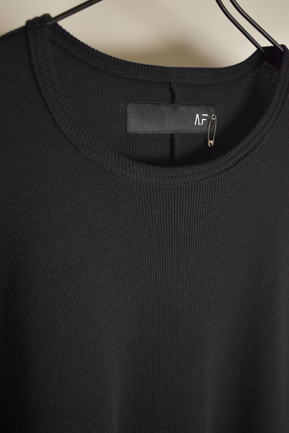 Crew Neck Top"Black" / クルーネックトップ"ブラック"