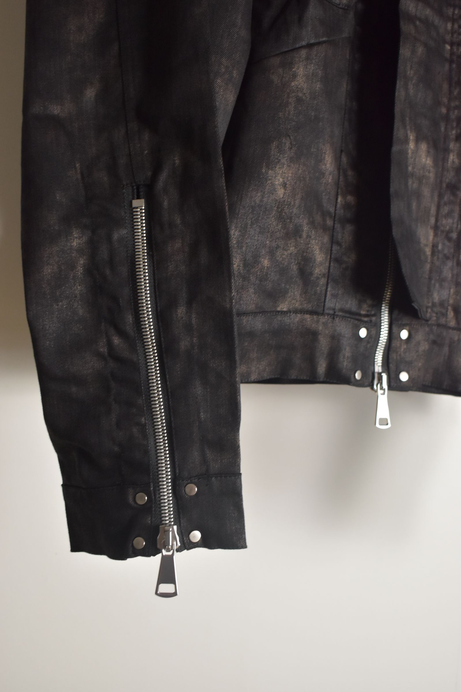 Metal Steam Camouflage Hooded Blouson"Black × Brown" / メタルスチームカモフラージュ フーデッドブルゾン"ブラック×ブラウン"