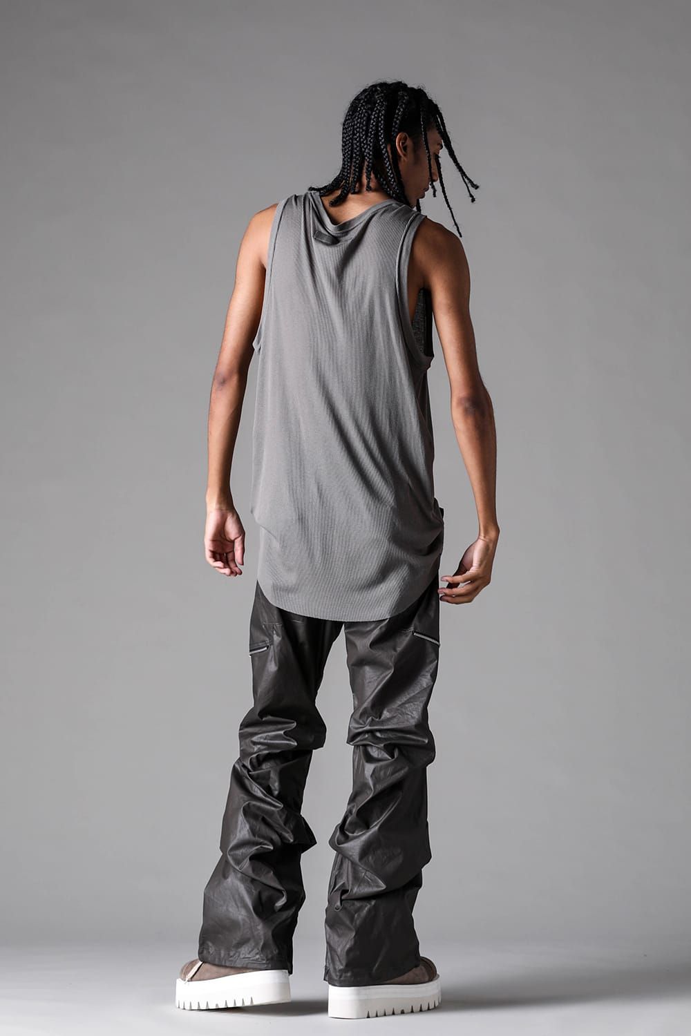 《2027SS先行予約》Rib Long Tank Top"Black / Ivory / L.Grey / Grey" / リブロングタンクトップ"ブラック / アイボリー /ライトグレー / グレー"