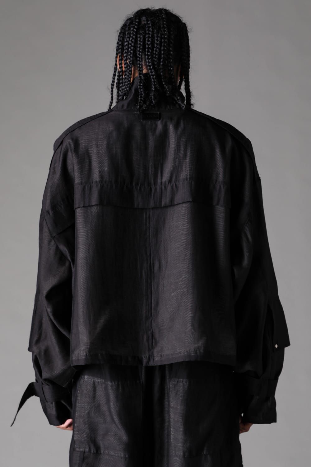 《2027SS先行予約》Stand Collar Blouson"Black" / スタンドカラーブルゾン"ブラック"