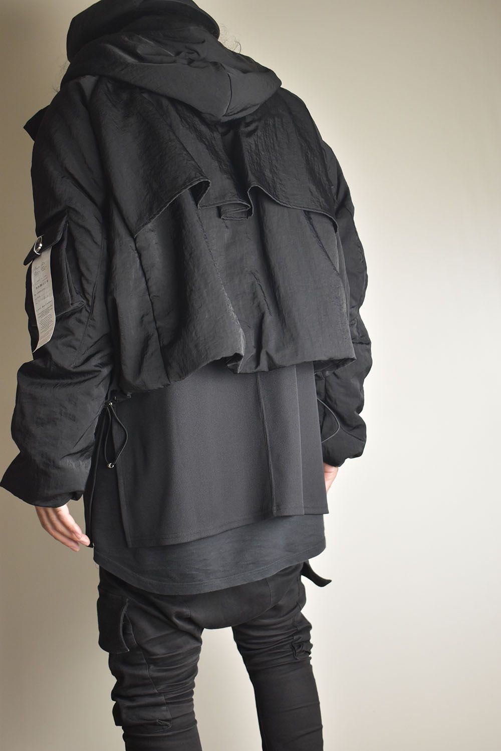 Padding Short Blouson"Black" / パディングショートブルゾン"ブラック"