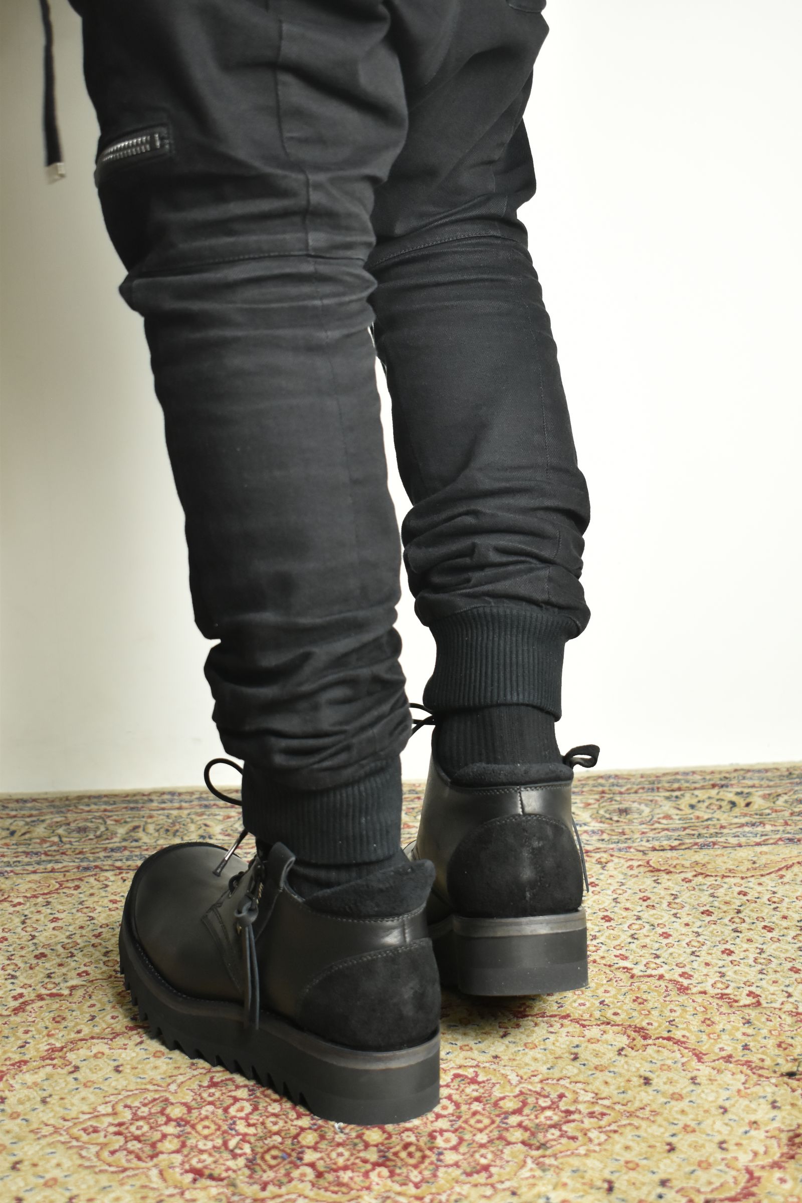 Horse Leather Derby Shoes"Black" / ホースレザーダービーシューズ"ブラック"