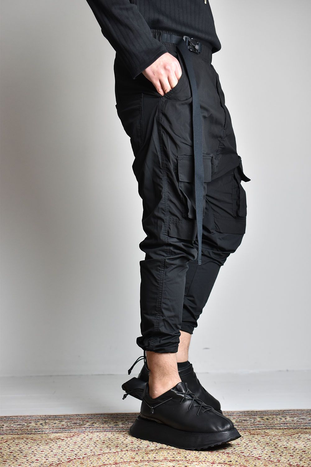 Stretch Cargo Pants"Black"/ストレッチカーゴパンツ"ブラック"