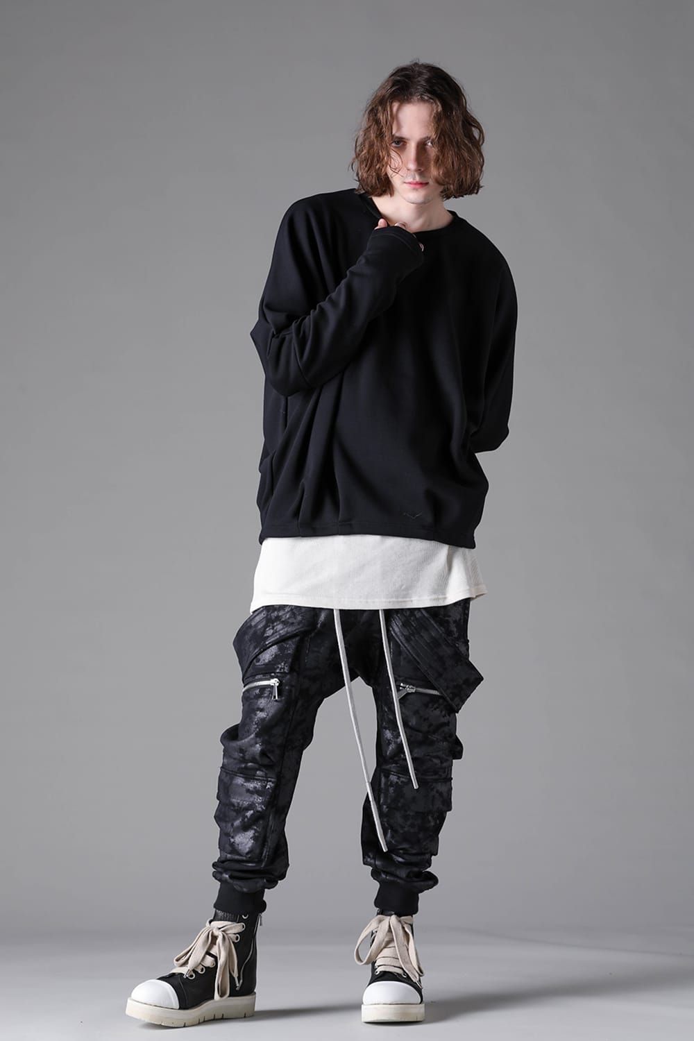 《2026AW先行予約》Bomber Heat Dolman Pullover"Black / L.Grey / Greige" /ボンバーヒートドルマンプルオーバー"ブラック/ライトグレー/グレージュ"