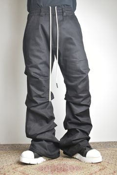 Boots Cut Tuck Pants"Black" / ブーツカットタックパンツ"ブラック"
